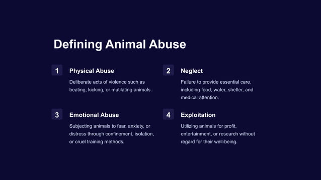 Animal abuse different types of abuse on animals | PPT