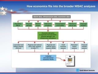 How economics fits into the broader NISAC analyses 