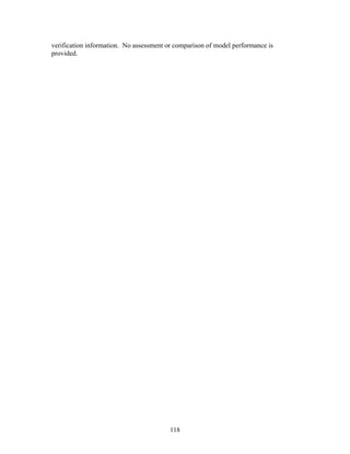 verification information. No assessment or comparison of model performance is
provided.




                                         118
 