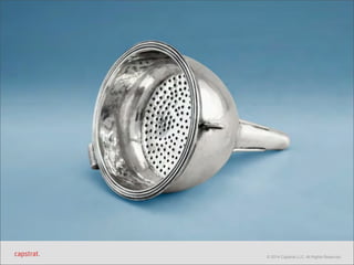 © 2014 Capstrat LLC. All Rights Reserved. 
Funnel 
• testing/optimization 
 