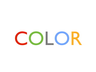 Elements of great web design
 