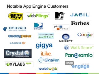 Notable App Engine Customers
 