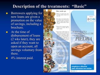 ‘temptation goods’:  there are certain goods (luxuries, alcohol) that I value today but do not value today whether I consume tomorrow (Banerjee & Mullainathan,  2009).Any of these can lead to people being unable to stick to their own intended savings path.In the developed world, many tools exist to overcome these problems (periodic paychecks, automatic deposit, retirement plans, life insurance, etc).