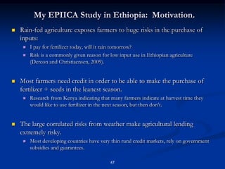 42Average savings balances, 12-month loans: