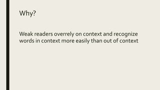San diego quick assessment of reading ability | PPT
