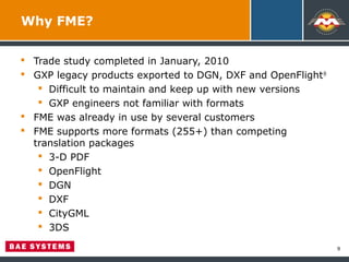 SOCET GXP and FME, Creating an Integrated System for Geospatial ...