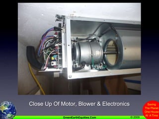 Close Up Of Motor, Blower & Electronics