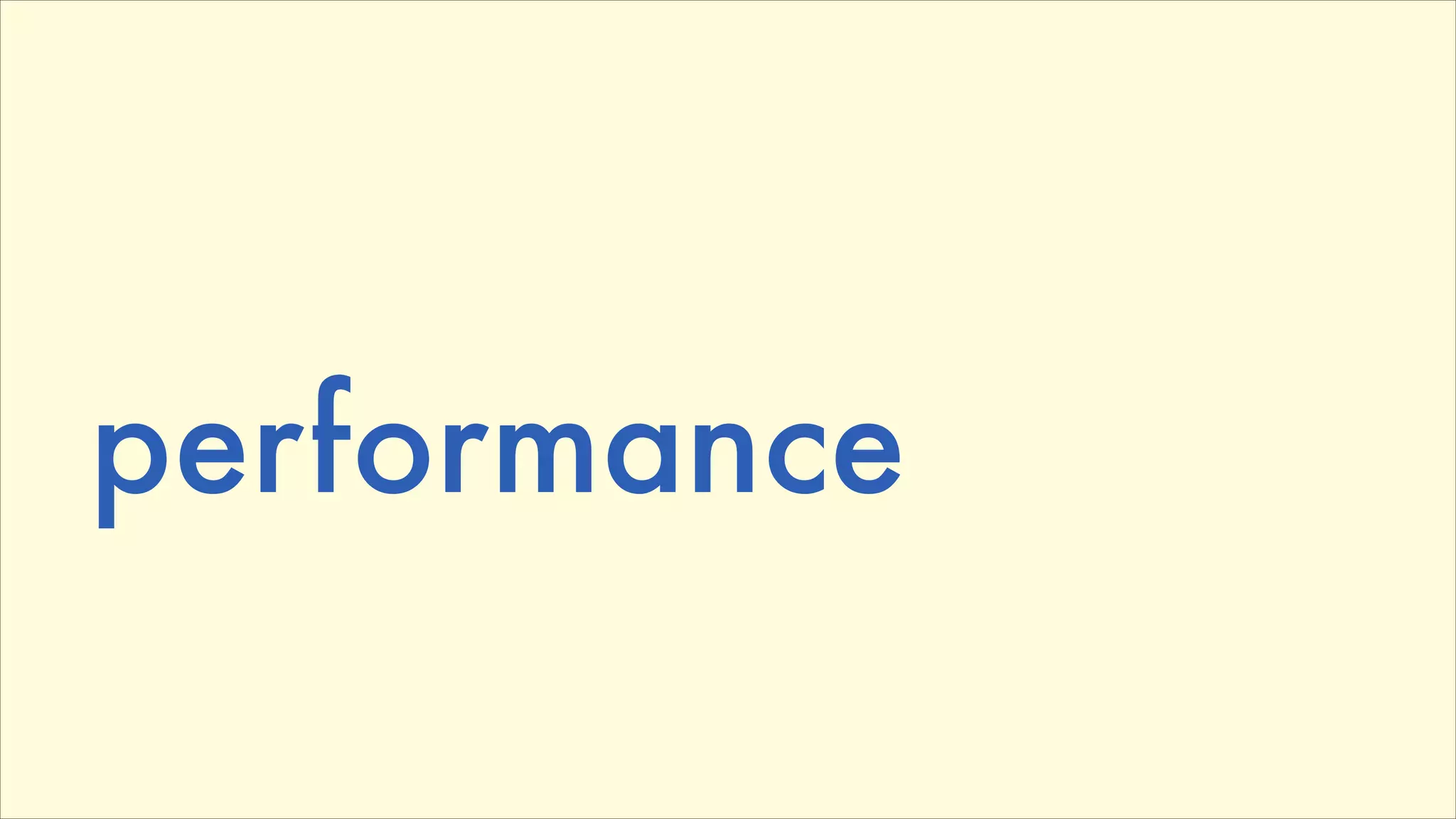 performance

 