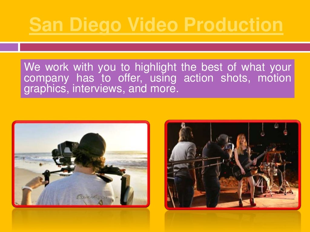 San diego video production