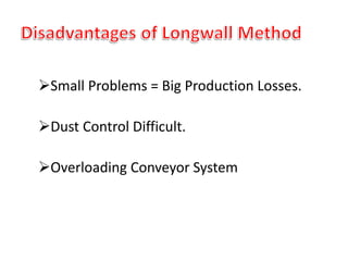 Small Problems = Big Production Losses.
Dust Control Difficult.
Overloading Conveyor System
 