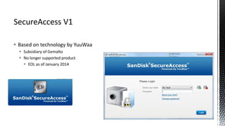  Based on technology by YuuWaa
 Subsidiary of Gemalto
 No longer supported product
 EOL as of January 2014
 