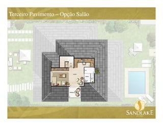 Terceiro Pavimento – Opção Salão
 