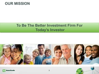 OUR MISSION
3
To Be The Better Investment Firm For
Today’s Investor
 