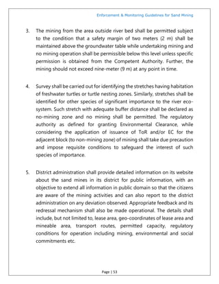 Mining Administration.pdf Sand mining management guidelines2020 | PDF