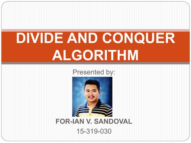 Data Structure and Algorithm - Divide and Conquer | PPTX | Programming ...