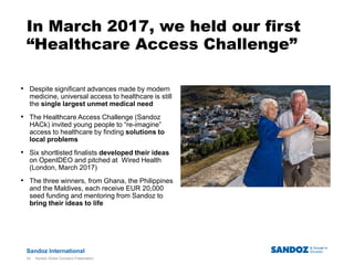 Firsts Anti Sandoz Company Presentation | PPTX