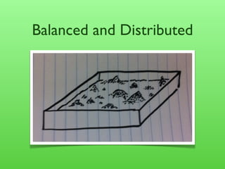 Balanced and Distributed
 