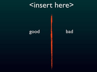 <insert here>


good      bad
 