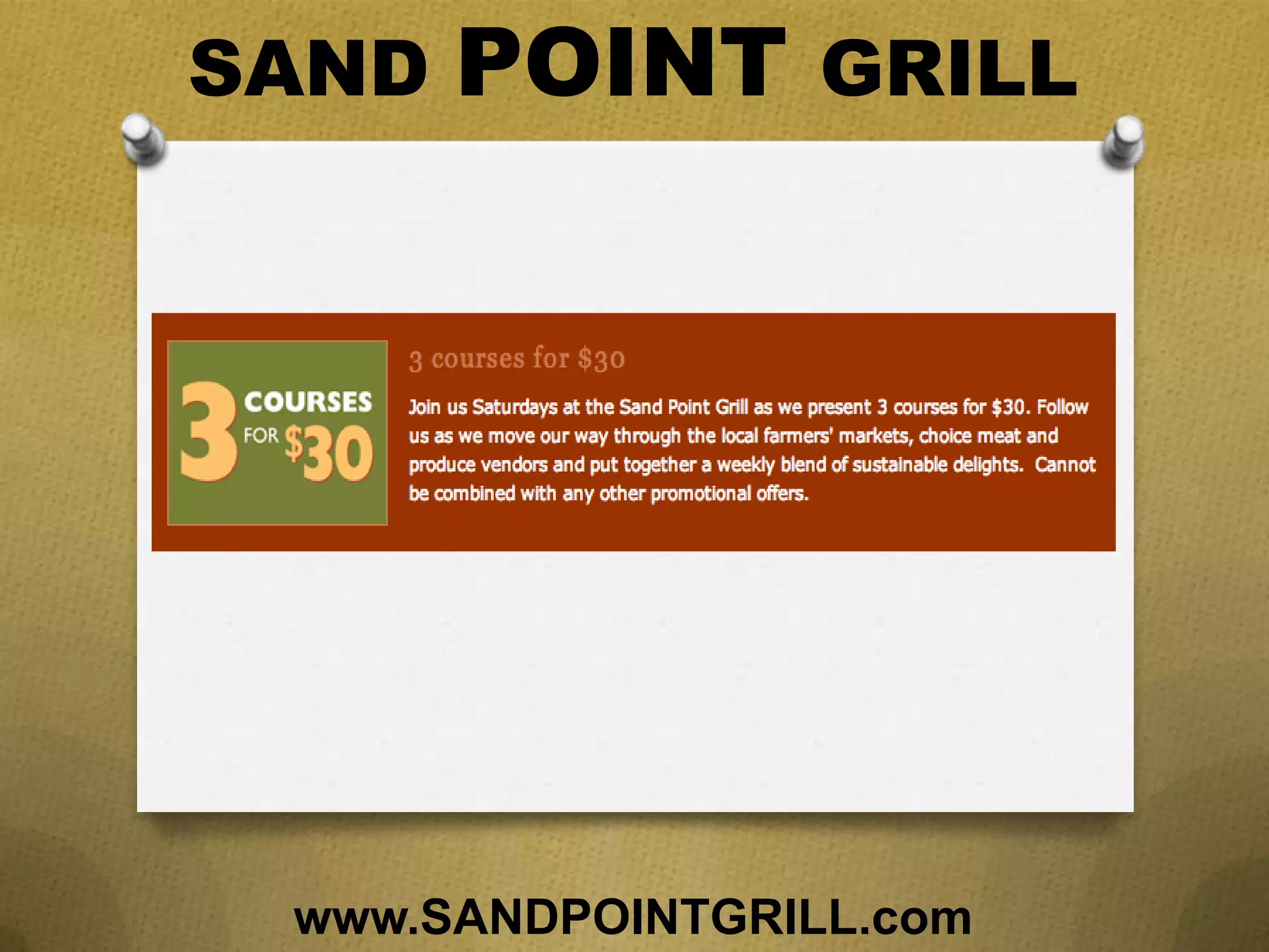 Sand Point Grill Restaurant | PPTX