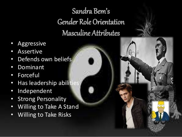 Sandra Bem S Gender Role Orientation
