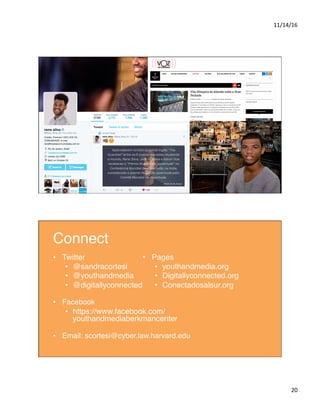 MMD 16 - Sandra Cortesi - Youth and Online News