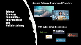 The Reasons Why the Science Gateways Community Needs an Institute