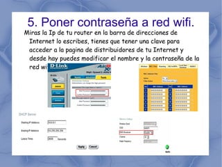4. Red inalámbrica y como funciona  Red inalámbrica: es un término que se utiliza en informática para la conexión de nodos sin necesidad de una conexión física. 