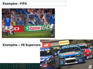 Exemplos - FIFA
Exemplos – V8 Supercars
 