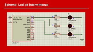 Schema: Led ad intermittenza
 