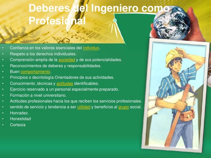 Valores De Un Ingeniero Civil