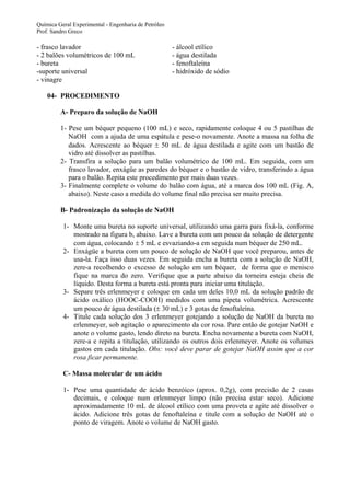 Sandrogreco Experimento 3   Eng. PetróLeo