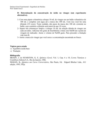 Sandrogreco Experimento 3   Eng. PetróLeo