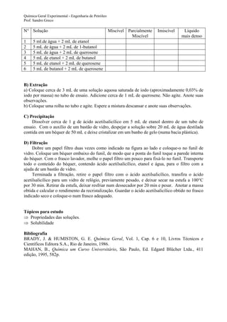 Sandrogreco ExperiêNcia 1   Eng. PetróLeo