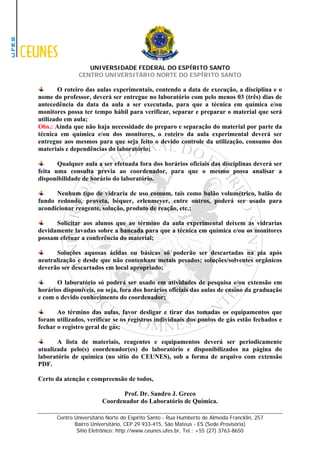 Sandrogreco Normas De UtilizaçãO Do LaboratóRio(2)