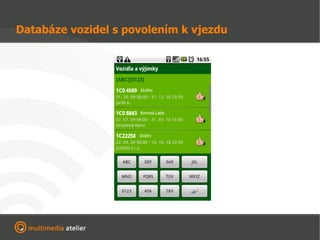 Databáze vozidel s povolením k vjezdu 