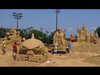 Sand sculptures burgas 2012