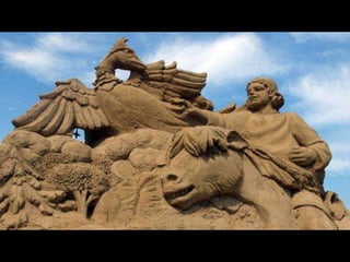 Sand sculptures burgas 2012