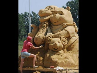 Sand sculptures burgas 2012
