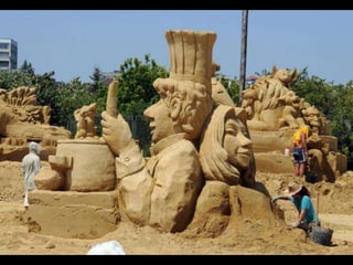 Sand sculptures burgas 2012