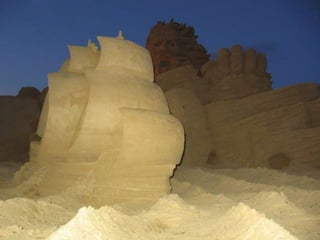 Sand sculptures burgas 2012