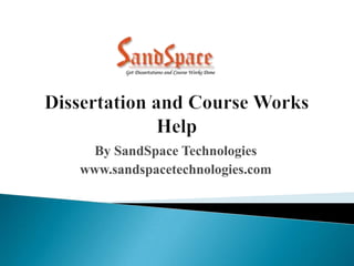 By SandSpace Technologies
www.sandspacetechnologies.com
 