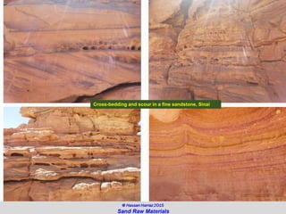 7
Cross-bedding and scour in a fine sandstone, Sinai
 