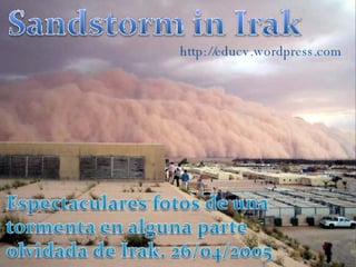 Sandstorm in Irak