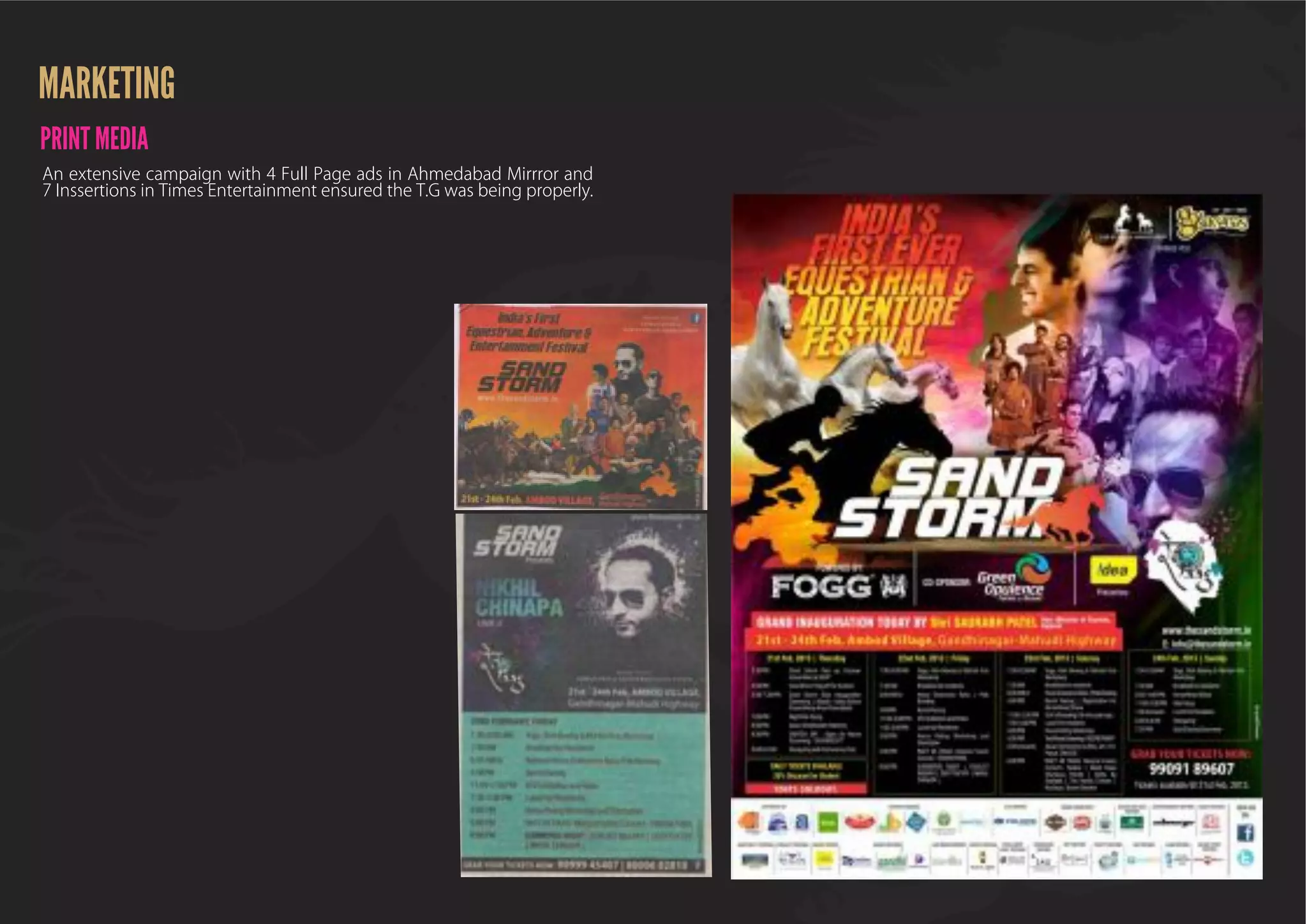 SANDSTORM POST EVENT REPORT