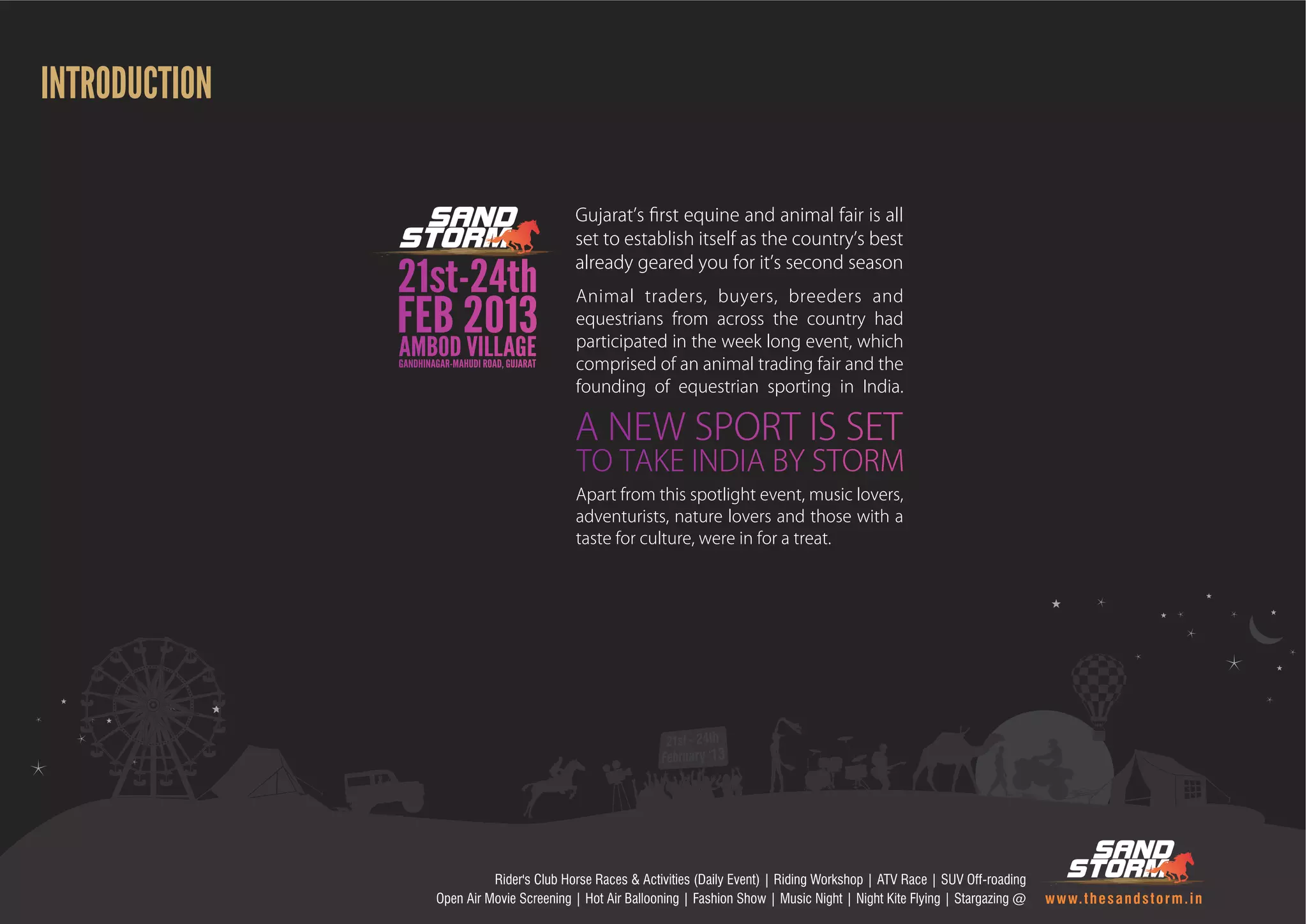 SANDSTORM POST EVENT REPORT