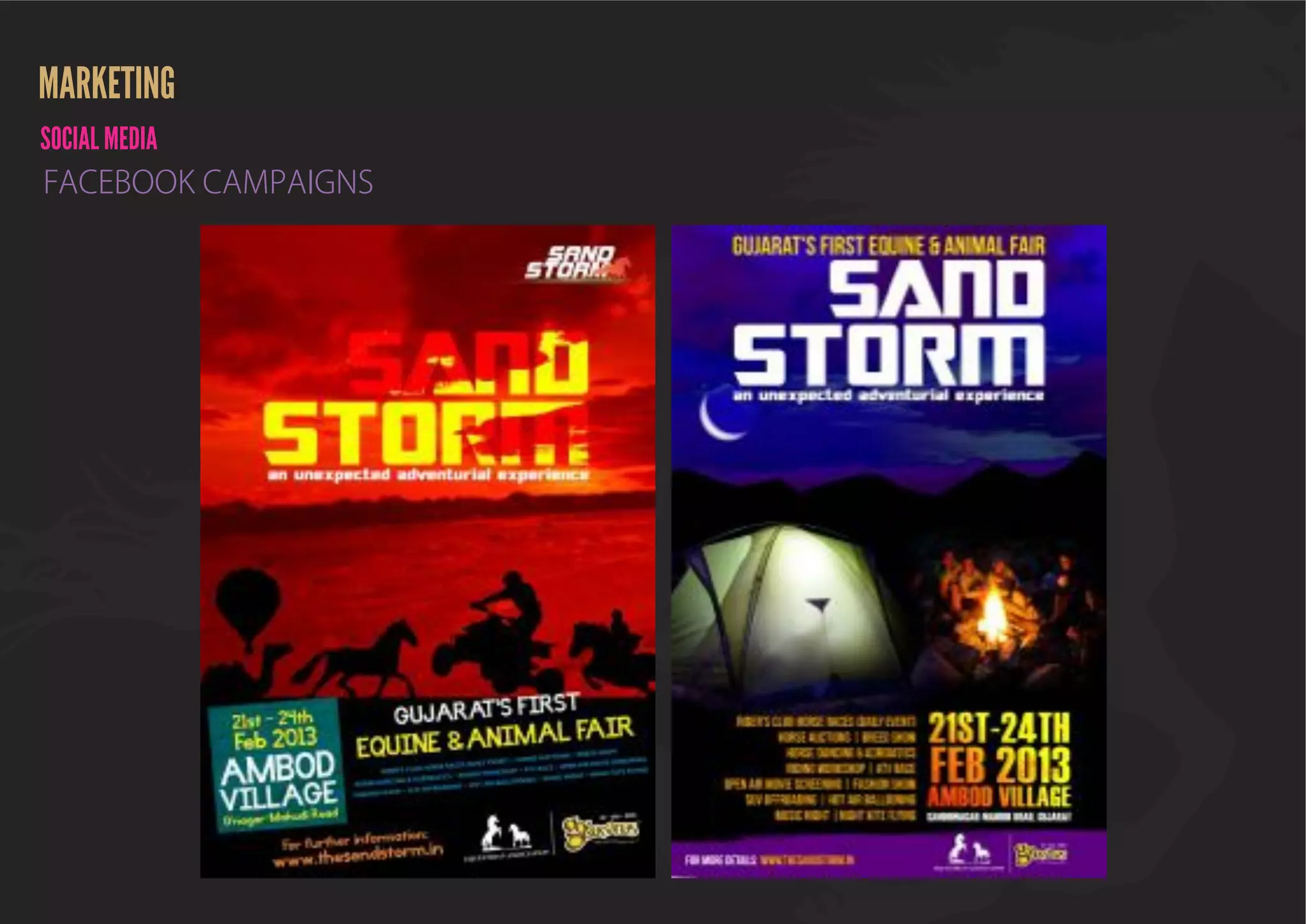 SANDSTORM POST EVENT REPORT