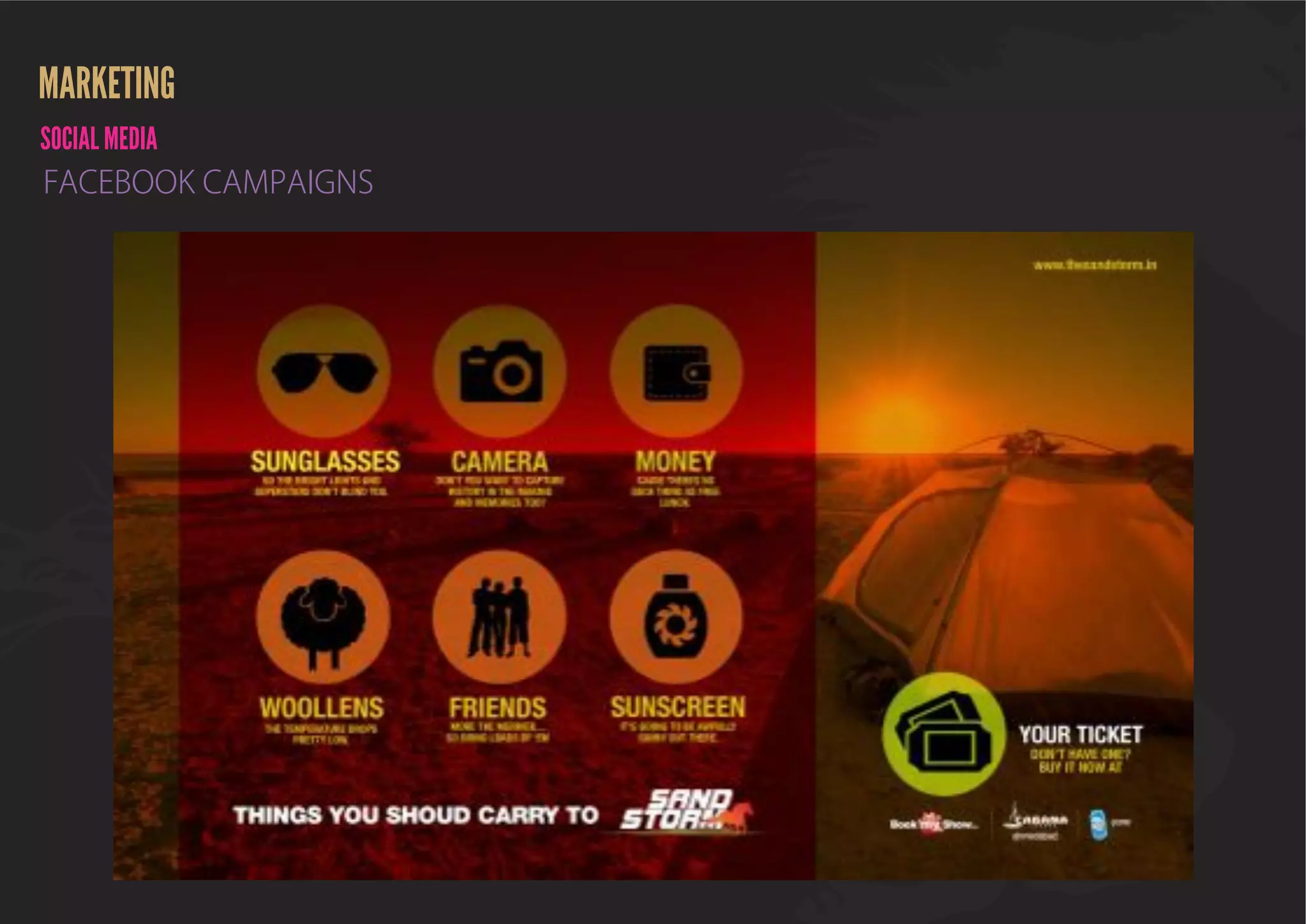 SANDSTORM POST EVENT REPORT