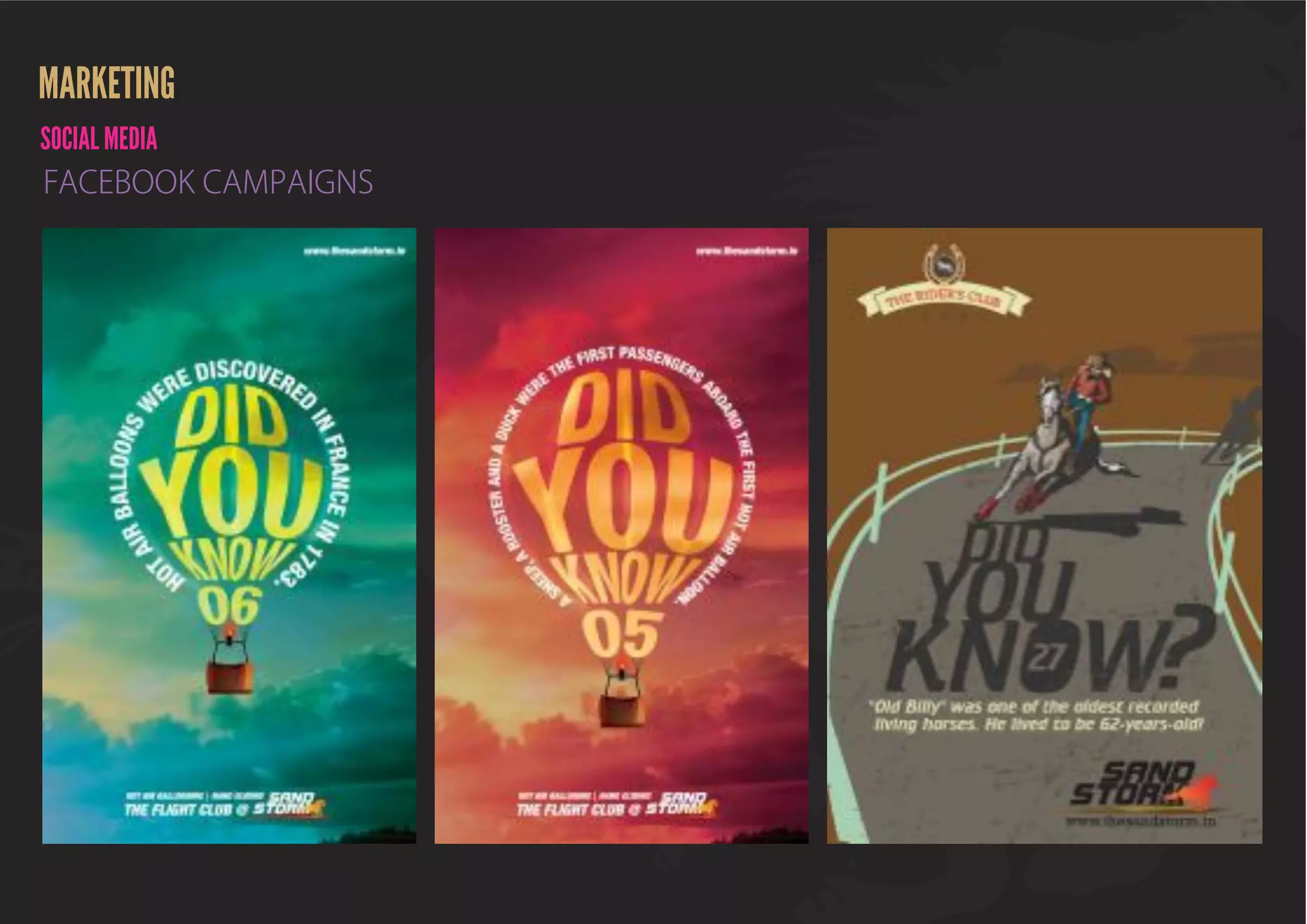 SANDSTORM POST EVENT REPORT