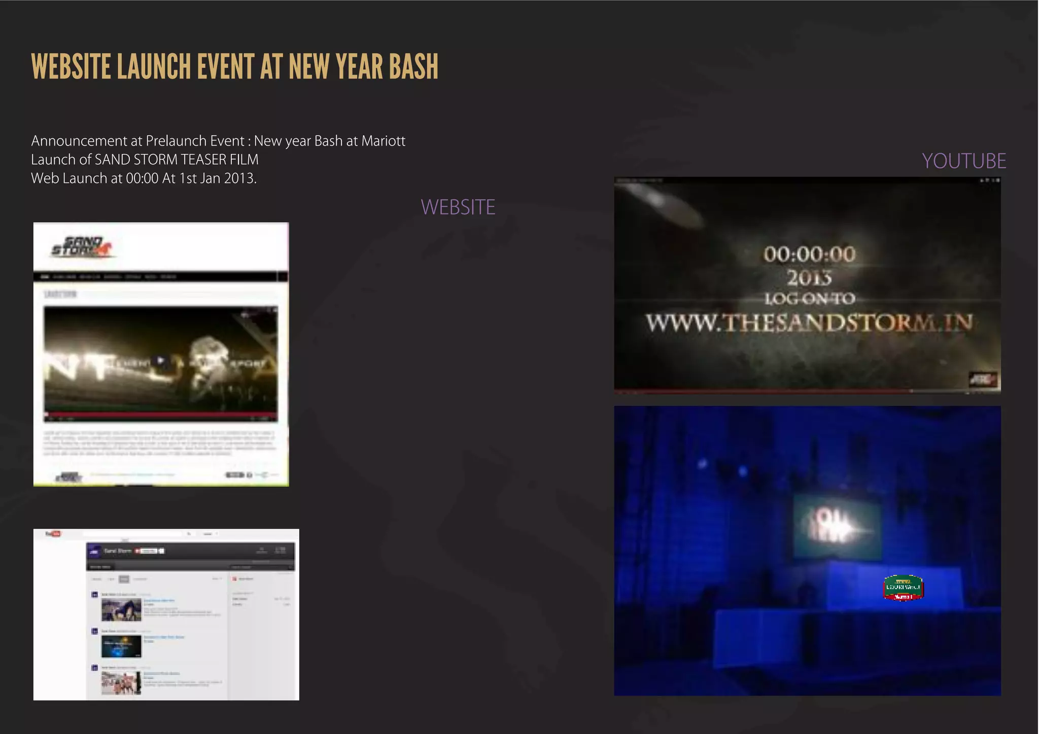 SANDSTORM POST EVENT REPORT