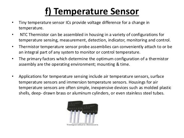 sensor used in robotics